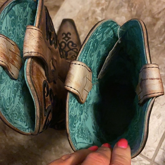 NWB Corral Cowboy Boots Sz 7.5 - Picture 5 of 10